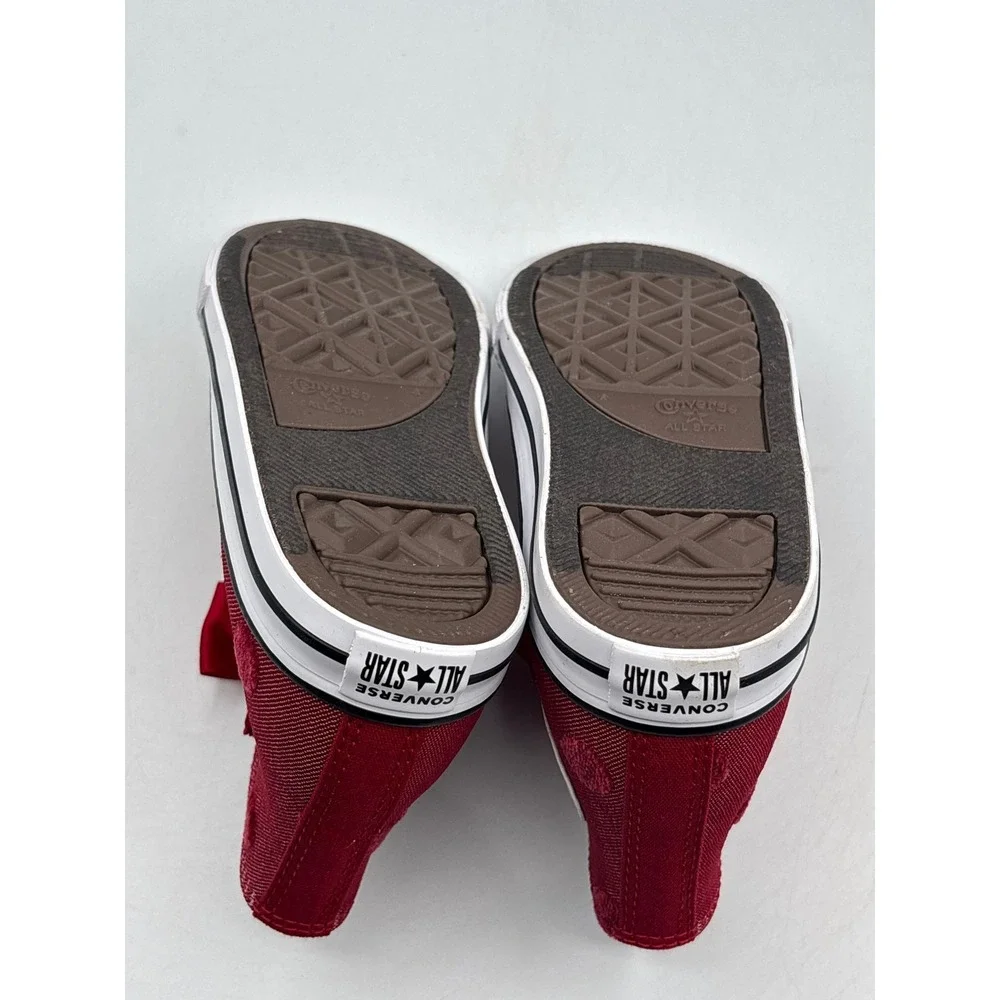 Converse Chuck Taylor All Star 1V Hi Shoes Girls Size 10 Red White Bow A15143F